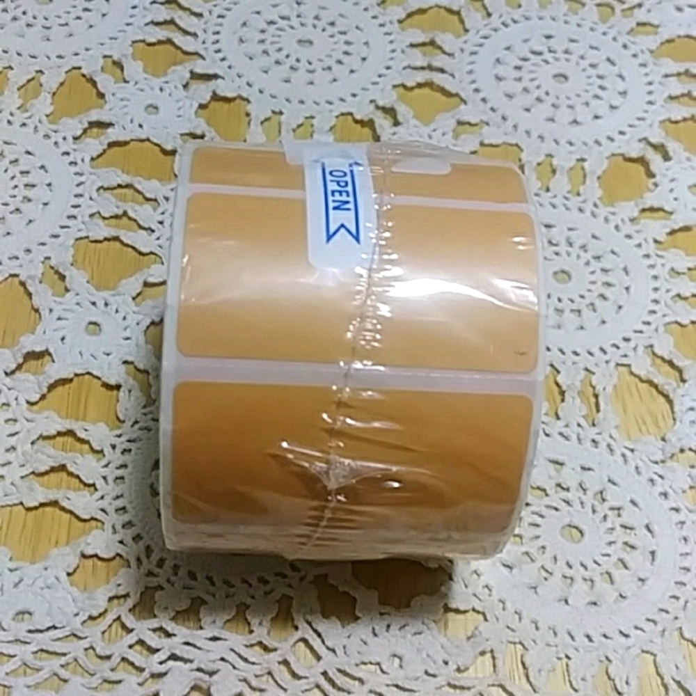 Office supplies, tan labels